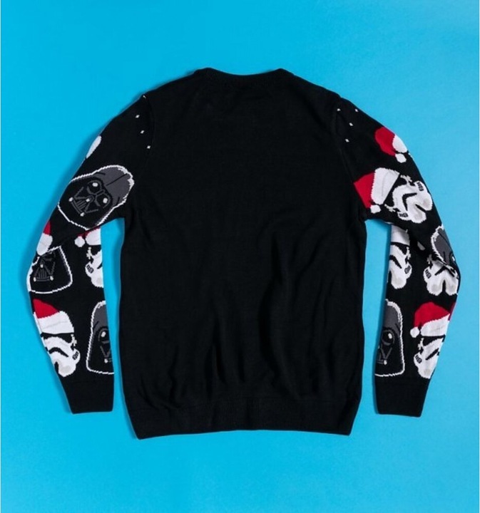 Actual product image Star Wars Vader And Trooper sweatshirt Christmas design (XL)