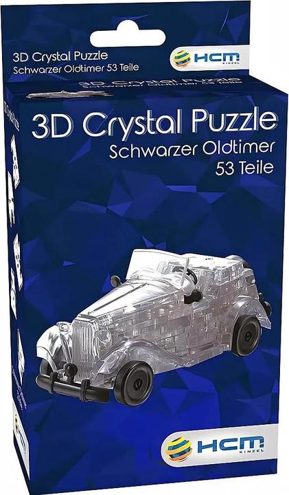 Immagine prodotto HCM Kinzel HCM59134 - Puzzle di cristallo: 3D Oldtimer - Nero, 53 pezzi (EN, DE), dai 14 anni (53 pezzi)