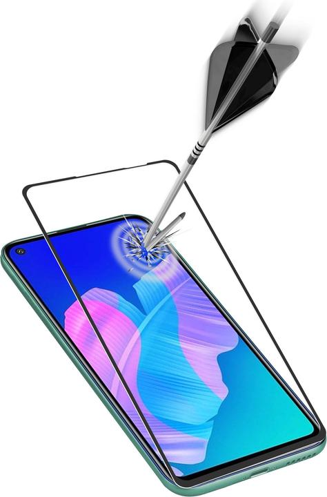 Actual product image Cellularline Capsule Screen Protector, Huawei P40 Lite E, Black (1 Piece, Huawei P40 Lite E)