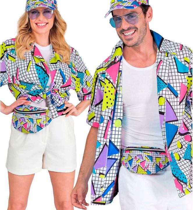 Widmann The 80s FUNKY FASHION - funky white (chemise), L/XL