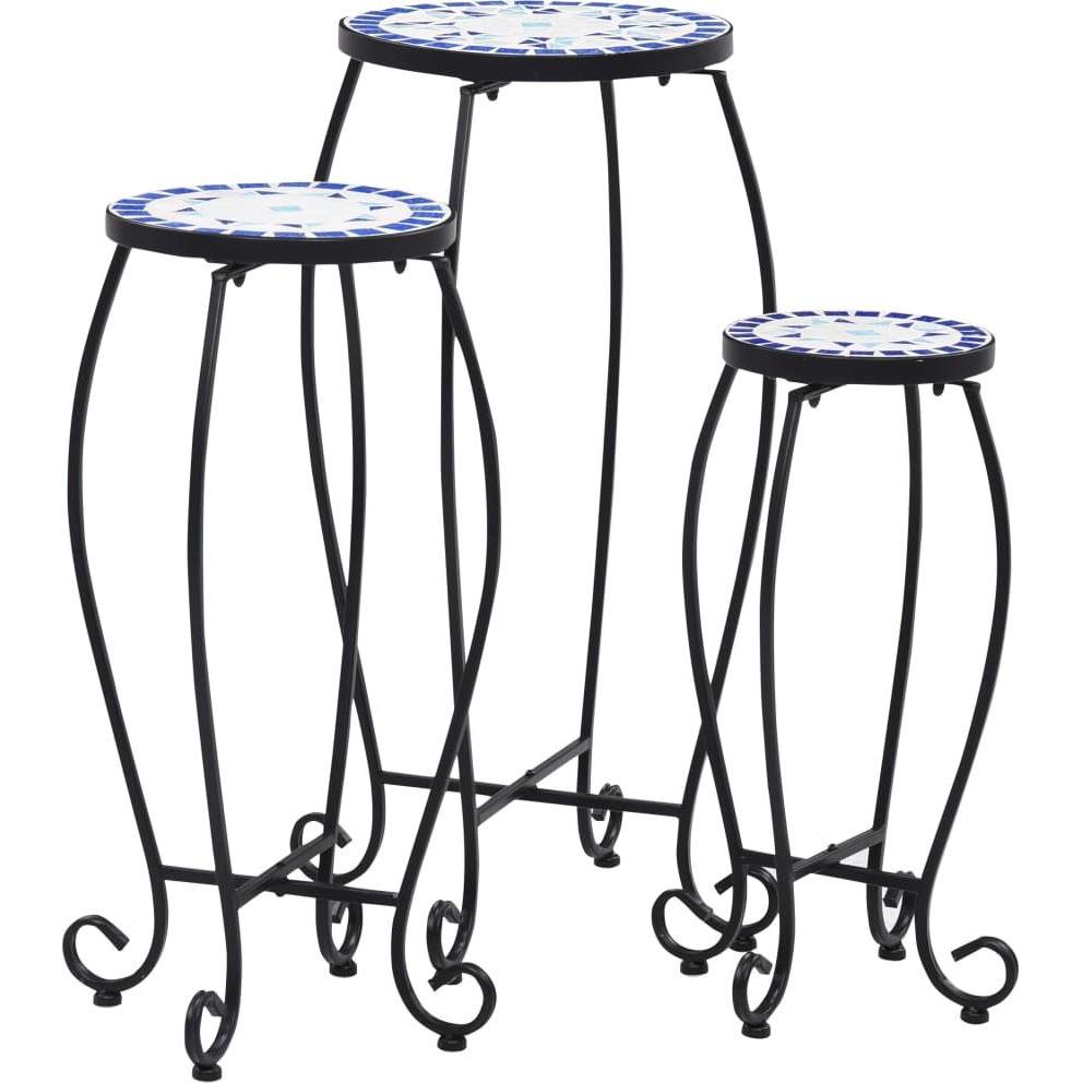 VidaXL, Gartenbeistelltisch + Gartenservierwagen, Selianka