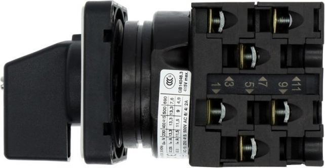 Produktbild Eaton ON-OFF switch, 6-pin, 20 A, 90 °, flush