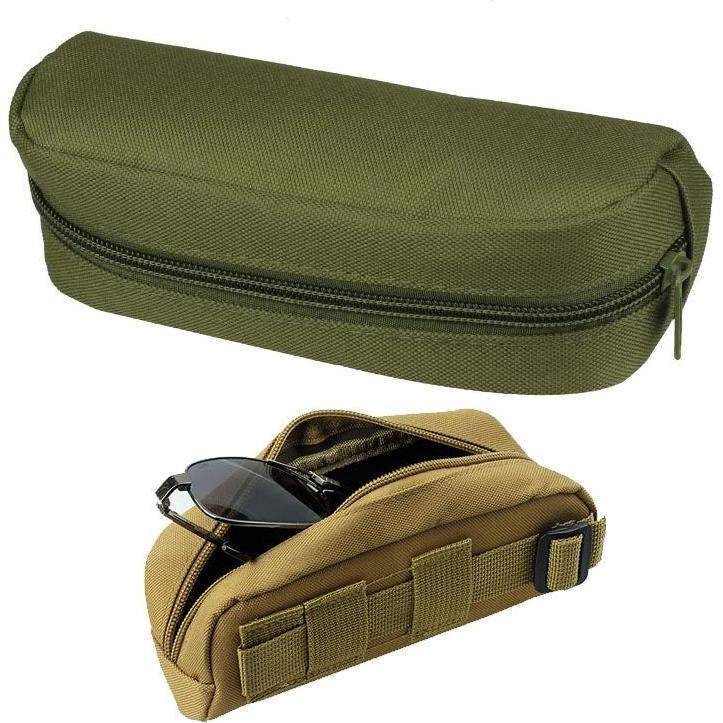 Cover-Discount, Brillen Zubehör, Robustes Brillenetui aus Stoff für Outdoor-Abenteuer, Grün