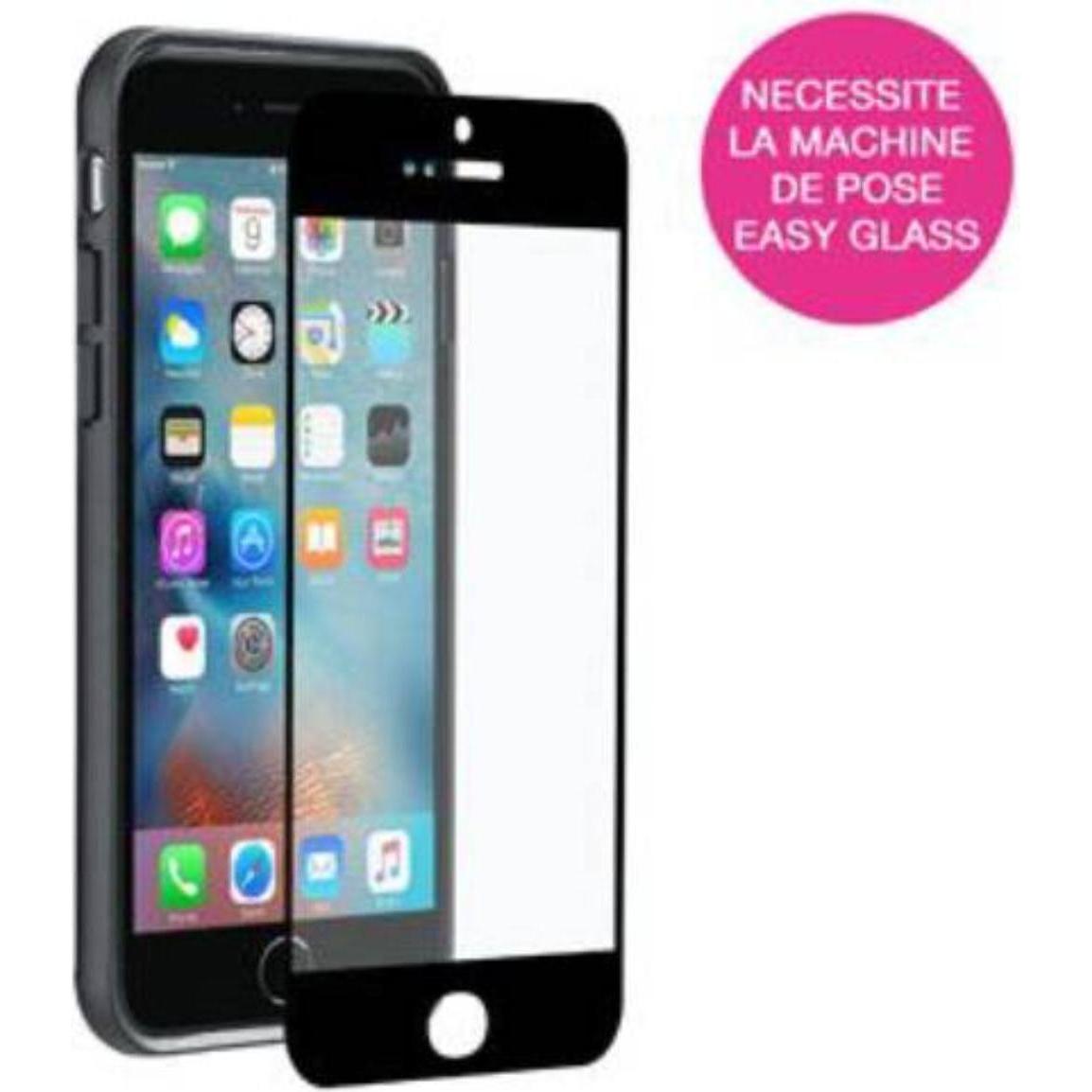 MW Glas-Folie EASY GLASS CASE FRIENDLY (1 Stück, Apple iPhone 6), Smartphone Schutzfolie, Schwarz