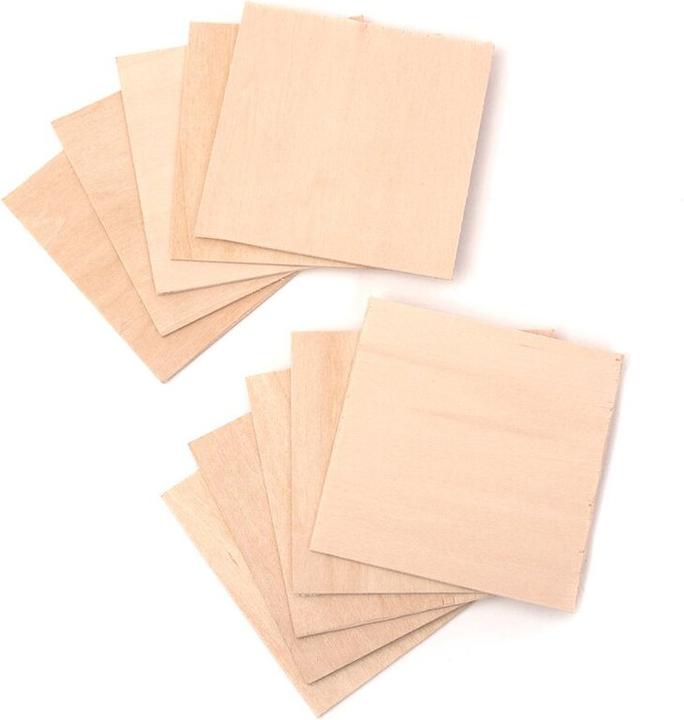 Produktbild Snapmaker Blank Wood Squares 10er Pack (Zubehör)