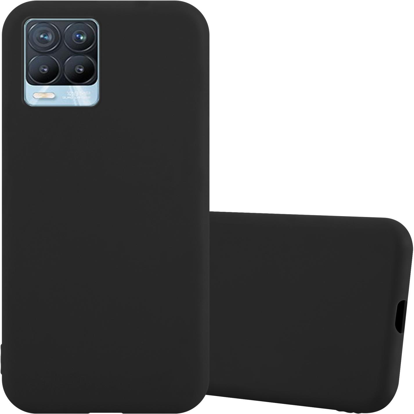 Cadorabo TPU Candy Hülle für Realme 8 4G / 8 PRO (Realme 8 Pro, realme 8), Smartphone Hülle, Schwarz
