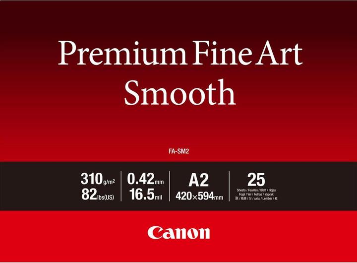 Actual product image Canon FA-SM2 A2 25 PREMIUM FINEART (310 g/m², 42 x 59.4 cm, 25 pcs.)
