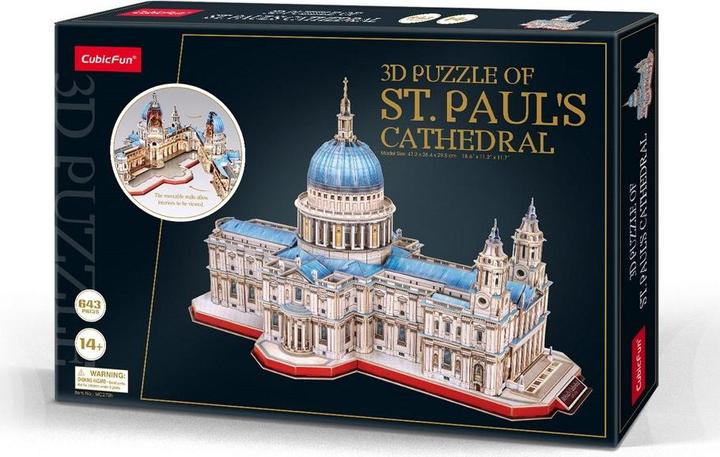Produktbild Cubicfun CUBIC FUN 3D puzzle "St. Paul's Cathedral" (643 Teile)