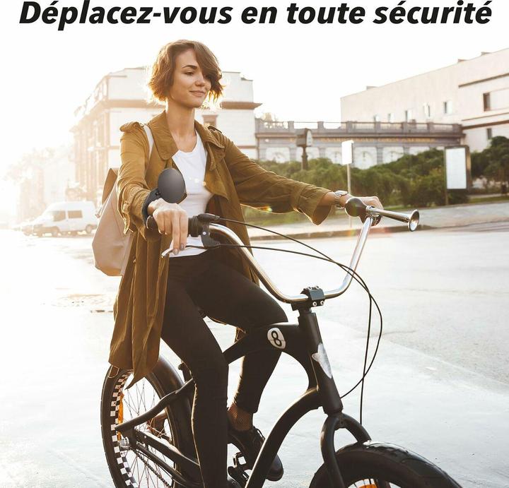 Actual product image T'nB WAY Urban Moov Velo steering wheel mirror black