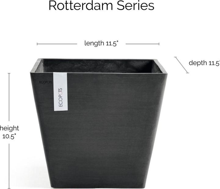 Produktbild Ecopots Rotterdam (30 x 30 x 26 cm)