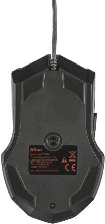 Actual product image Trust GXT 101 Mouse Ambidextrous USB Type-A 4800 DPI (Cable)