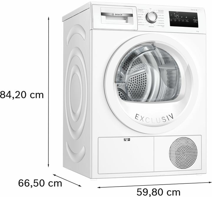 Actual product image Bosch Hausgeräte WTH85V93 (8 kg, Right, EU plug)