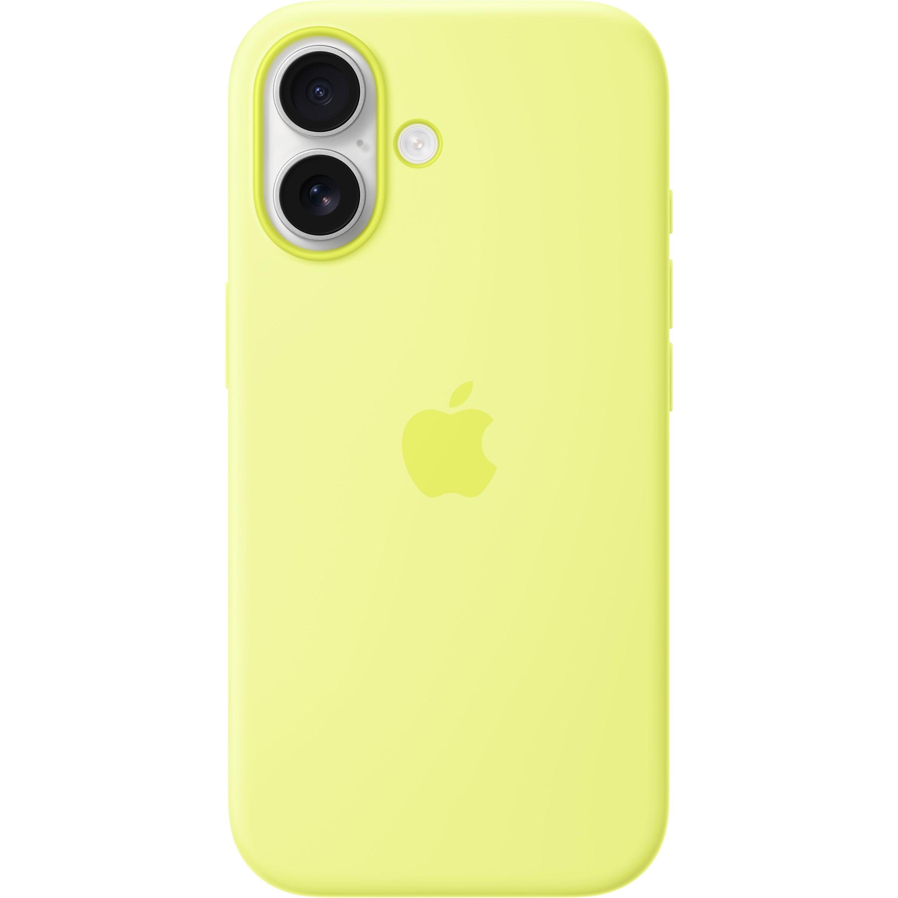 Apple Giallo Silicone Case With Magsafe (Apple Iphone 17), Cover Smartphone,