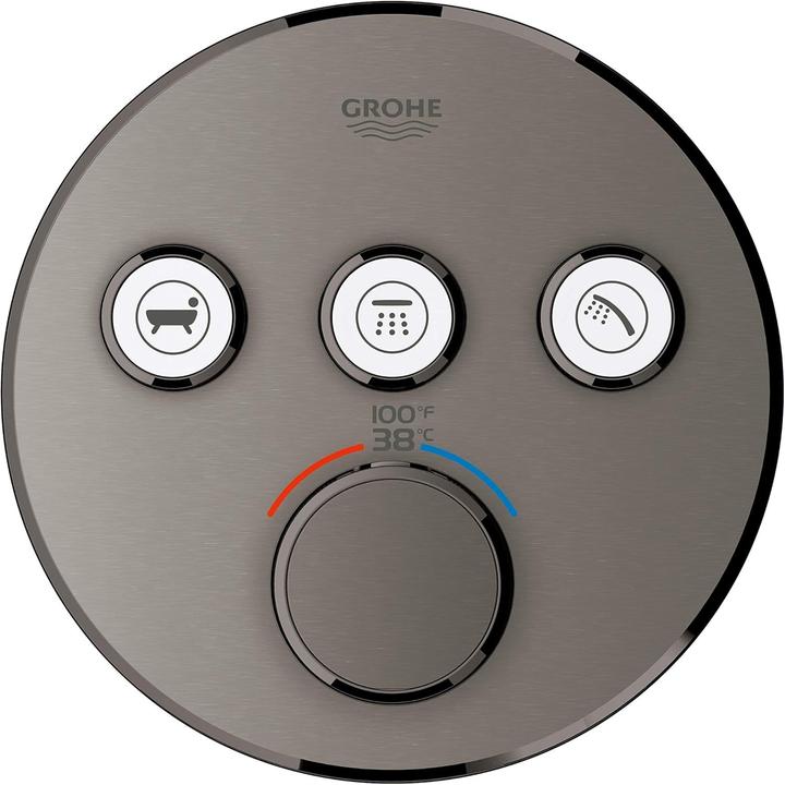Actual product image Grohe Smartcontrol Triple Function Thermostatic Valve Trim