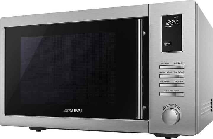 Actual product image Smeg MOE25X microwave oven Flat surface Microwave with grill 25 L 900 W Stainless steel (25 l)