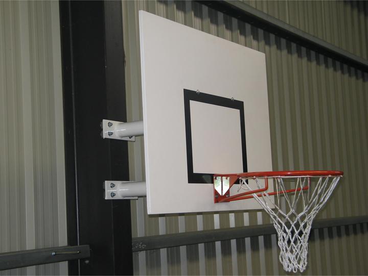 Actual product image Sporti Rectangular wall mounted basketball hoop
