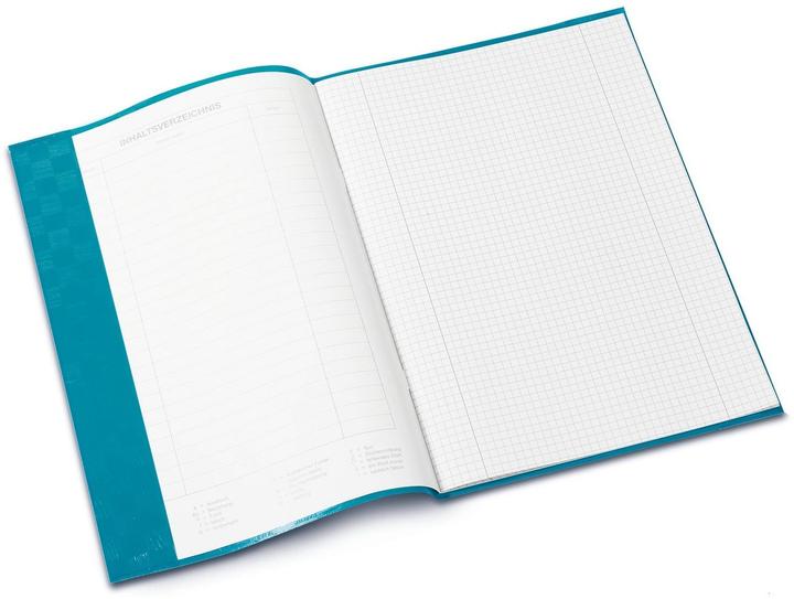Actual product image HERMA Booklet protector, DIN A4, made of PP, turquoise covered with textured embossing, with labelling (A4)