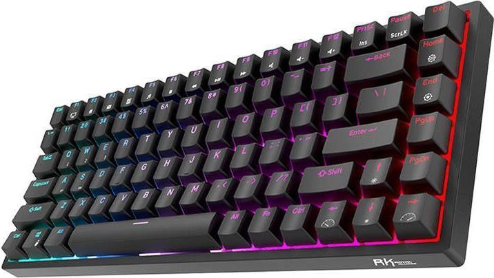 Image du produit Royal Kludge Gaming Keyboard Zwart - RGB Verlichting - Hot-Swappable - Tri-Mode - Ergonomique Mécanique Gaming T (ING. Int., Filaire)