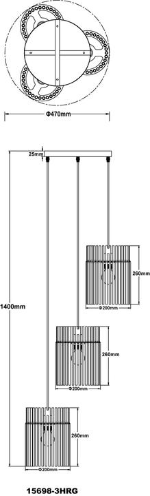 Actual product image Globo Gorley (E27)