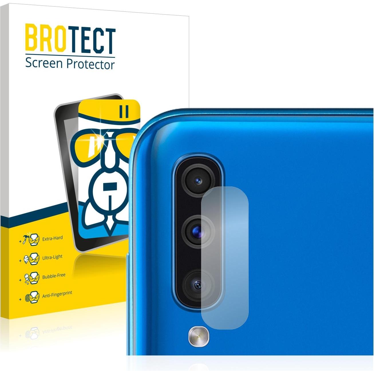 BROTECT AirGlass Panzerglasfolie (1 Stück, Samsung Galaxy A50), Smartphone Schutzfolie, Transparent