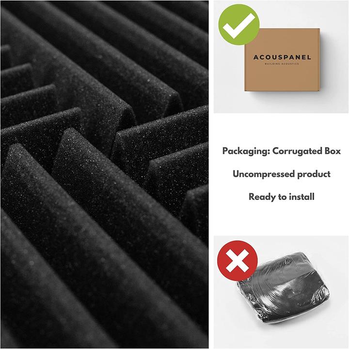 Produktbild Acouspanel Schaumstoffplatten (16 Stk.)