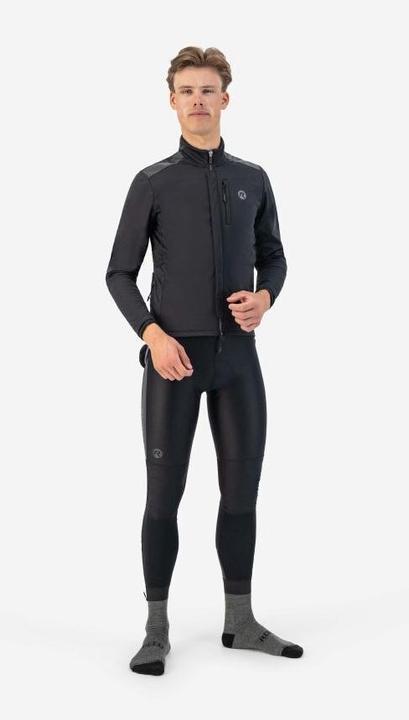 Actual product image Rogelli Deep Winter Fietsjack Winter - Heren - Zwart - Maat S (S)