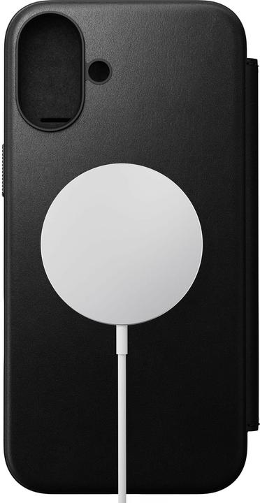Immagine prodotto Nomad Folio moderno in pelle - Nero - iPhone 16 Plus (Apple iPhone 16 Plus)