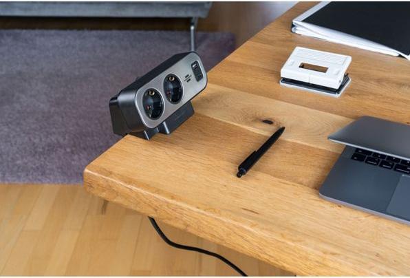 Produktbild Brennenstuhl Estilo Duplex (10x, CEE 7/3, USB-A, USB-C, 2 m)