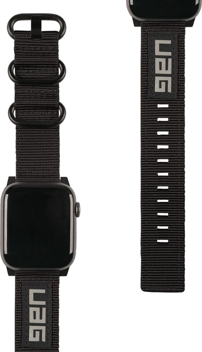 Actual product image UAG Nato Eco Strap Apple Watch 42/44mm black. (Apple Watch)