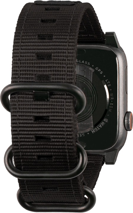 Actual product image UAG Nato Eco Strap Apple Watch 42/44mm black. (Apple Watch)