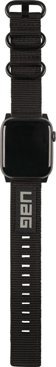 Actual product image UAG Nato Eco Strap Apple Watch 42/44mm black. (Apple Watch)