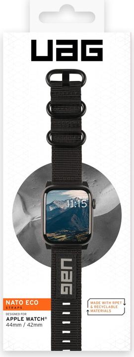 Produktbild UAG Nato Eco Strap Apple Watch 42/44mm schw.