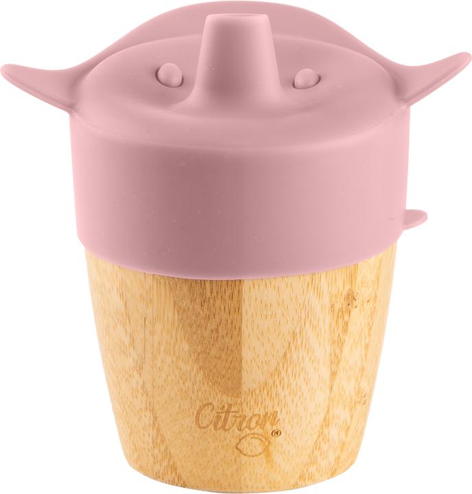 Actual product image Citron Bamboo Cup 180 ml Pink