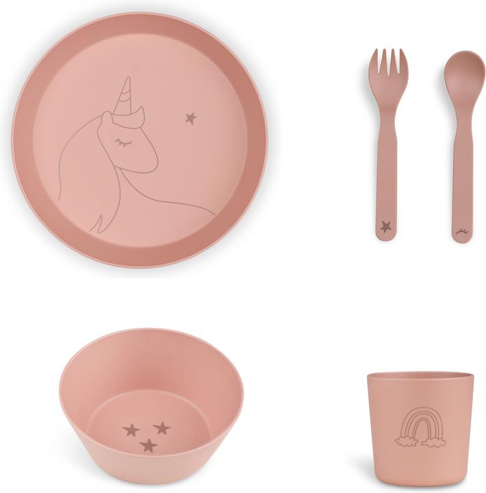 Produktbild Citron Pla Tableware Set Unicorn
