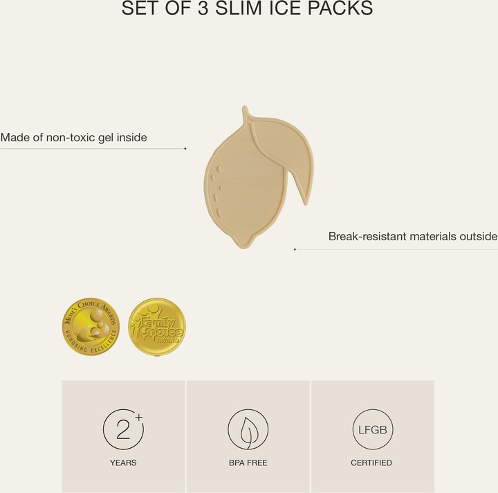 Produktbild Citron Ice Pack 3 er Set Dino