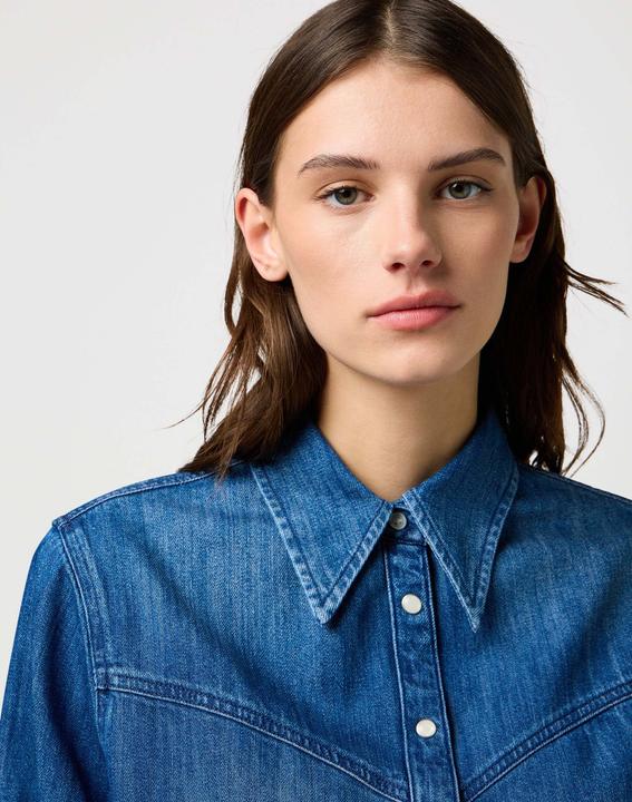 Image du produit Wrangler Jeanshemd Yoke Denim Shirt (S)