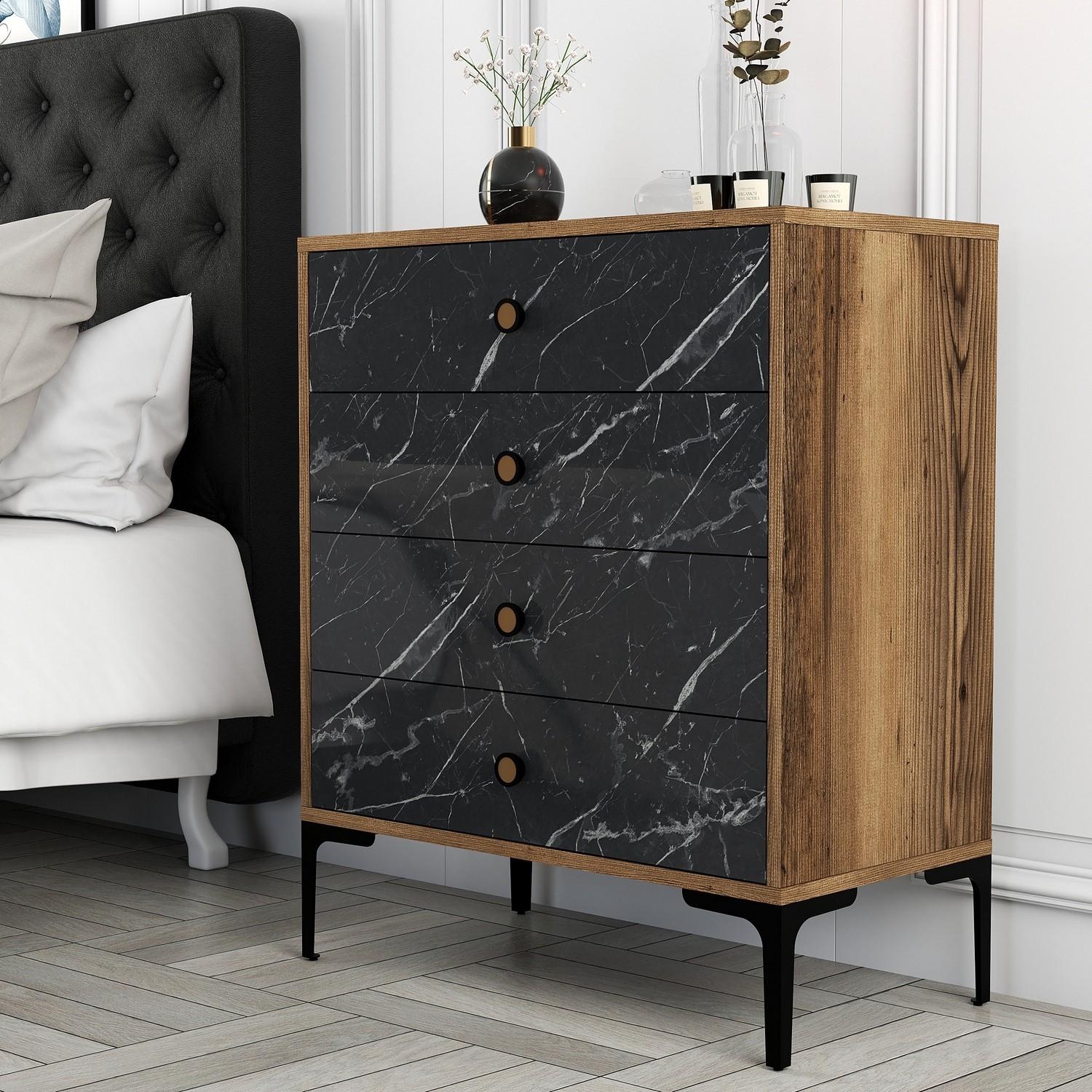 Thumbnail - Hanah Home, Kommode + Sideboard, Timo (76 x 40 x 91 cm)