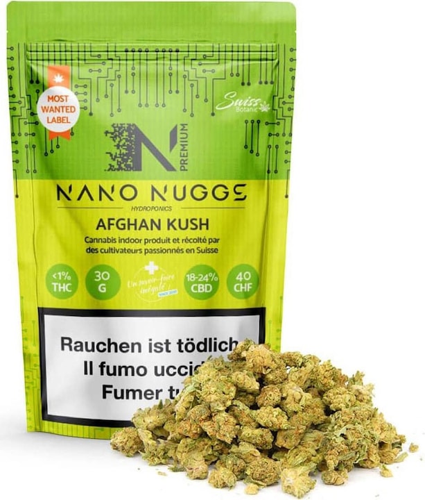 Actual product image Swiss Botanic Nano Nuggs Afghan Kush (30 g, Indoor)