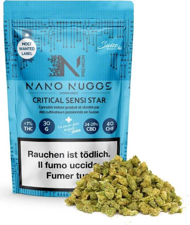 Produktbild Swiss Botanic Nano Nuggs Critical Sensistar (30 g, Indoor)