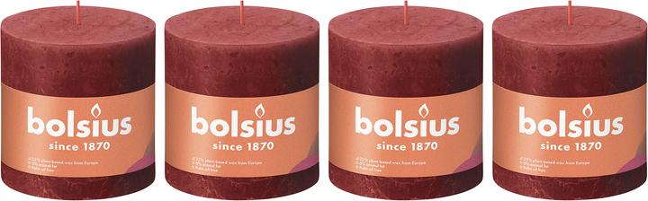 Produktbild Bolsius 4er-Set Stumpenkerze (4 Stk.)