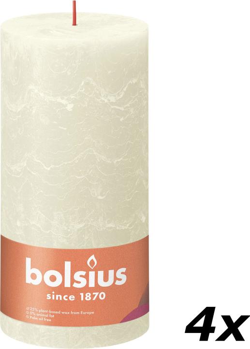 Actual product image Bolsius Set of 4 Pillar Candle (4 pcs.)