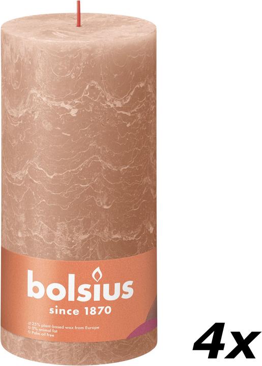 Actual product image Bolsius Set of 4 Pillar Candle (4 pcs.)