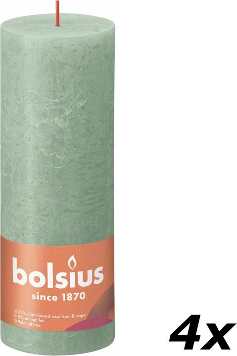 Produktbild Bolsius 4er-Set Stumpenkerze (4 Stk.)