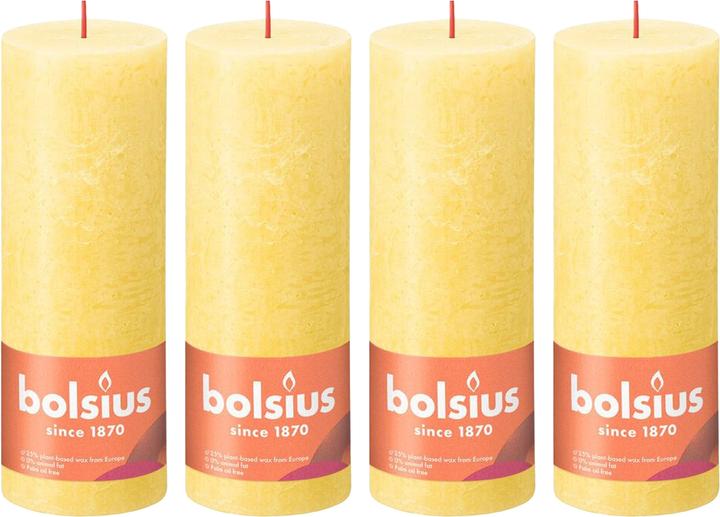 Actual product image Bolsius Set of 4 Pillar Candle (4 pcs.)