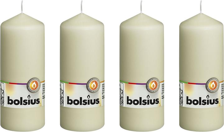 Actual product image Bolsius Set of 4 Pillar Candle (4 pcs.)