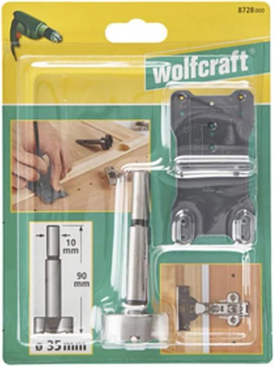 Produktbild wolfcraft 1 Forstnerbohrer-Set 2-tlg. ø35mm (35 mm)