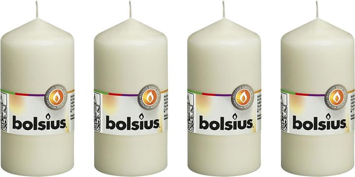 Actual product image Bolsius Set of 4 Pillar Candle (4 pcs.)