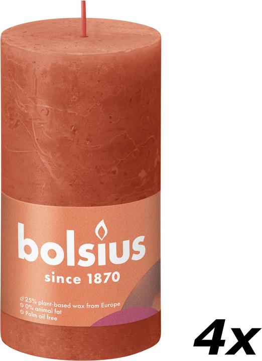 Produktbild Bolsius 4er-Set Stumpenkerze (4 Stk.)