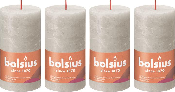 Produktbild Bolsius 4er-Set Stumpenkerze (4 Stk.)