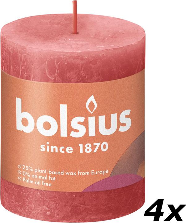 Actual product image Bolsius Set of 4 Pillar Candle (4 pcs.)